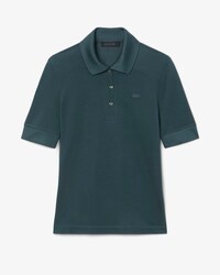 Runway Slim Fit-Polohemd aus Seidenpiqu&eacute;