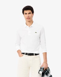 Slim Fit-Polohemd L.12.12 mit langen &Auml;rmeln