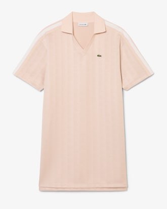 Polokleid aus Jacquard mit Monogramm