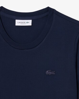T-Shirt aus weicher Baumwolle mit Dreiviertel&auml;rmeln