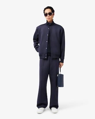 Jacke mit hohem Nacken und gestickter Unterschrift