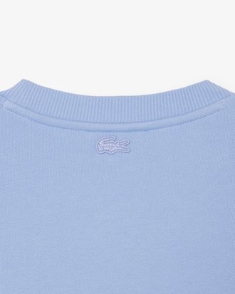 Sweatshirt aus Fleece mit Stickmotiv