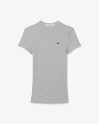 Slim Fit-T-Shirt aus gerippter Baumwolle