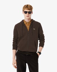 Hoodie aus Fleece mit Rei&szlig;verschluss