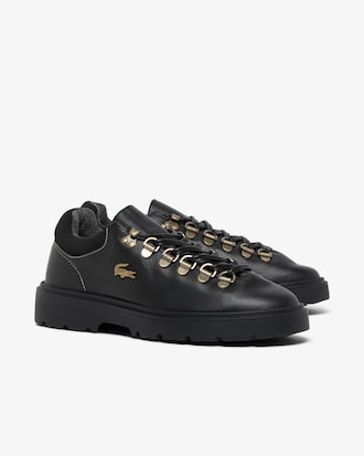 Damen-Sneakers Baseshot Winter aus Leder