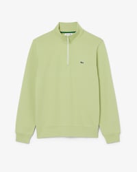 Fleece-Sweatshirt mit Rei&szlig;verschluss und hohem Kragen