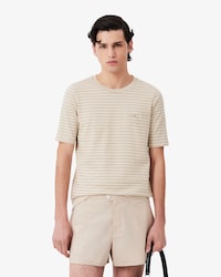 Gestreiftes T-Shirt Runway aus Jersey