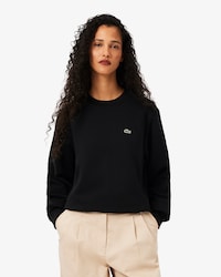 Relaxed Fit-Sweatshirt aus Fleece mit Rundhalsausschnitt