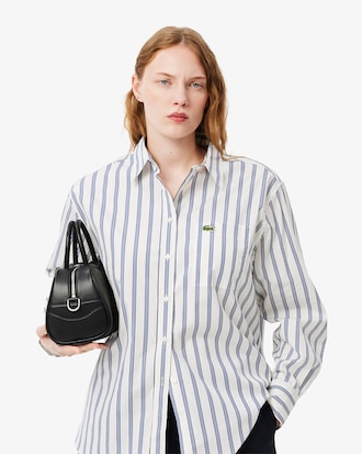 Oversized-Hemd aus Popeline