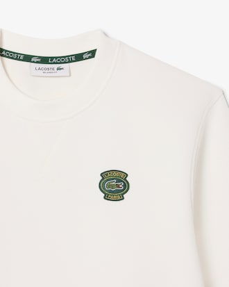 Sweatshirt mit Rundhalsausschnitt und Badge