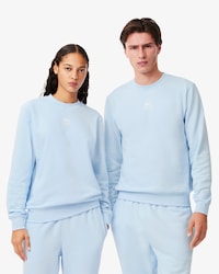 Sweatshirt aus Fleece mit Print