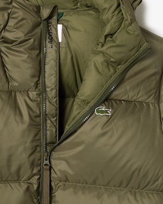 Kure, wasserabweisende Pufferjacke mit Kapuze