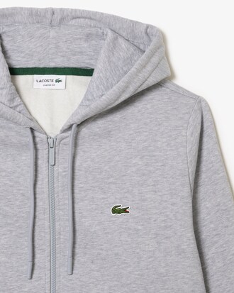 Hoodie aus Fleece mit Rei&szlig;verschluss
