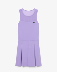 Tennis-Faltenkleid aus Stretch-Materialmix
