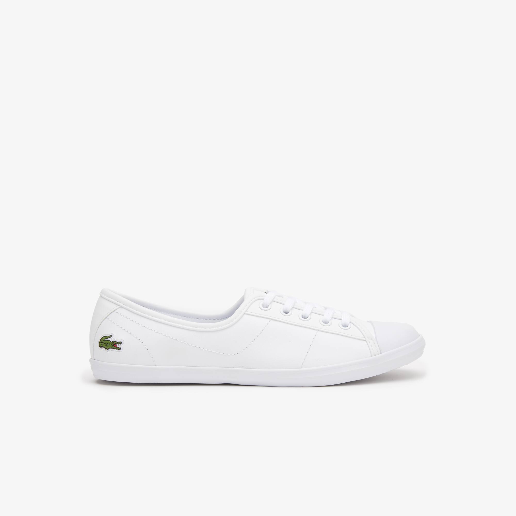 Lacoste Damen-Sneaker Ziane B L1 aus LEDER in Weiß