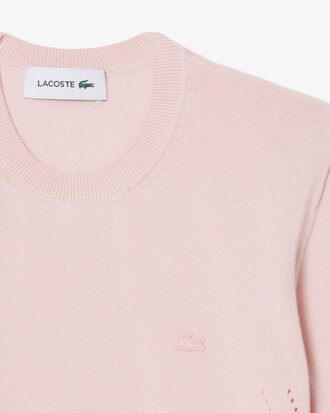 Pullover aus 3D-Strick mit kurzen &Auml;rmeln