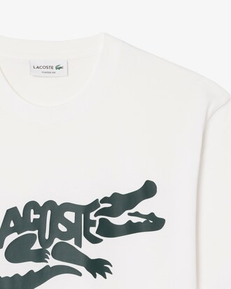 Classic Fit Printed Cotton T-shirt