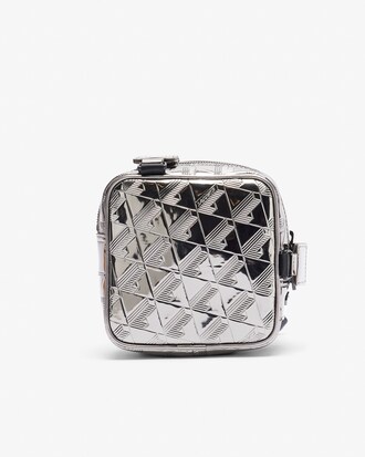 Silberne Schultertasche The Blend