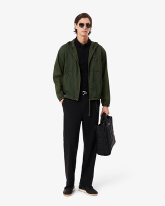 Komprimierbare Jacke aus wasserabweisendem Nylon