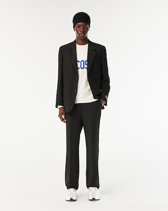 Rippstrick-Mütze aus gebürsteter Wolle