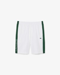 Sportshorts aus Diamant-Taft mit Streifenakzent