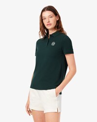 Regular Fit-Polohemd aus Petit Piqu&eacute; mit Badge
