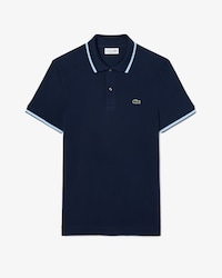 Regular Fit-Polohemd L.12.12 mit Akzent-Einfassung