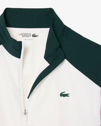 Sportlicher Trainingsanzug mit Colorblock-Design und Print