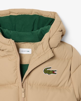 Unisex-Puffer-Jacke mit Kapuze
