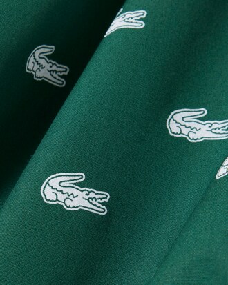 Gestreifte Pyjamashorts aus Popeline