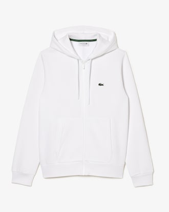 Hoodie aus Fleece mit Reißverschluss