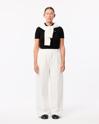 Slim Fit-Polohemd L.12.D aus gerippter Baumwolle