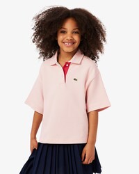 Oversized Polohemd aus Piqu&eacute;   