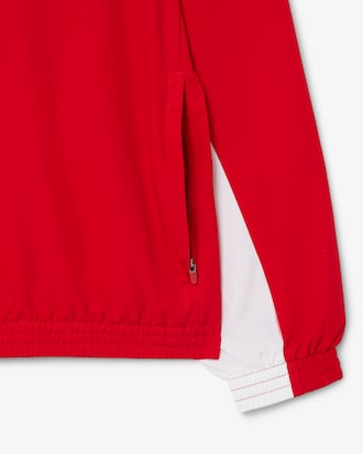 Sportjacke mit Colorblock-Design