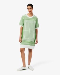 Tennis-Strickkleid aus Jacquard