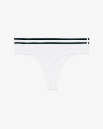 Tanga aus Baumwolle mit gestreiftem Bund