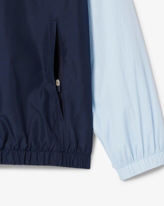 Wasserabweisende Trainingsjacke mit Colorblock-Design