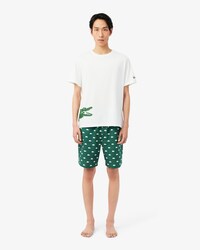Gedruckte Pyjamashorts aus Popeline