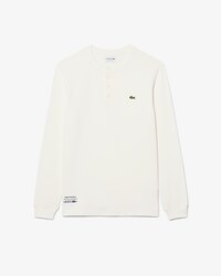 Henley-T-Shirt aus Waffelstrick
