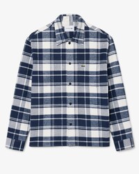 Overshirt aus kariertem Baumwoll-Twill