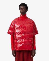 Runway wattiertes T-Shirt aus gl&auml;nzendem Taft