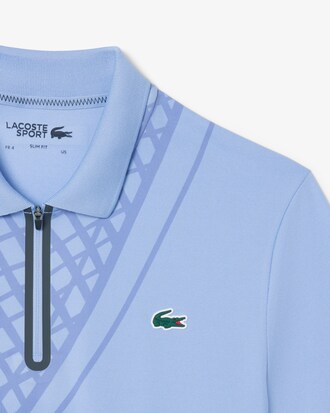 Slim Fit-Tennispolo mit Print und Ultra-Dry-Technologie