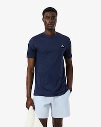 Tennis-T-Shirt aus Stretch-Jacquard mit Ultra-Dry-Technologie