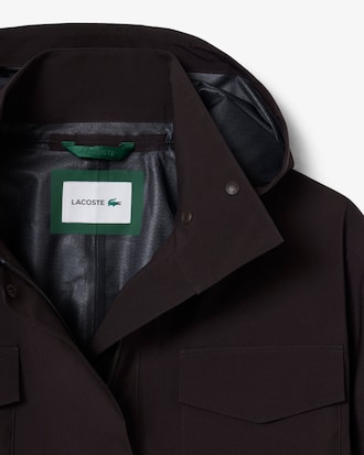 &Uuml;bergro&szlig;er, mittellanger und wasserdichter Parka