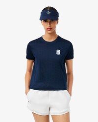 Tennis-T-Shirt mit Ultra-Dry-Technologie, Slim Fit