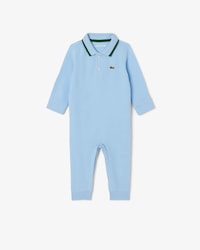 Baby-Body aus Piqu&eacute; mit langen &Auml;rmeln