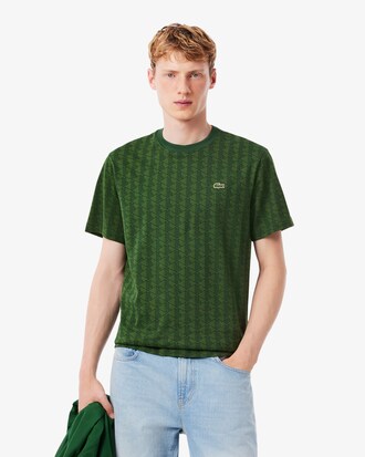 T-Shirt aus Jersey mit Monogramm