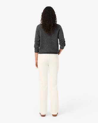 Denim-Jeans mit geradem Schnitt und hoher Taille
