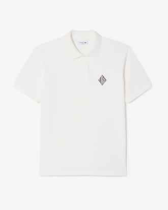 Classic Fit-Polohemd mit Badge-Akzent aus Piqu&eacute;