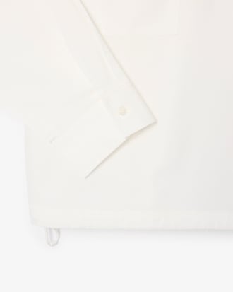 Oversized-&Uuml;berschlupfjacke aus Baumwolle mit Kapuze